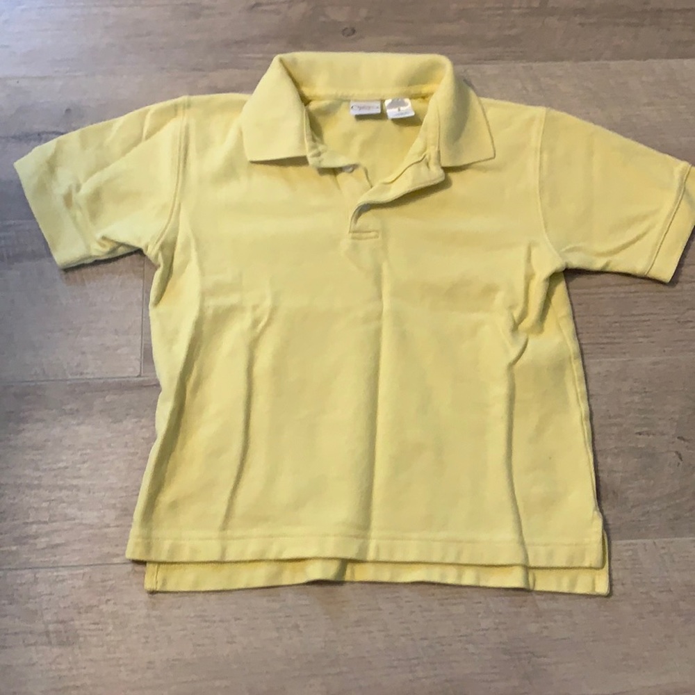 Yellow boys Talbots kids preppy spring summer polo